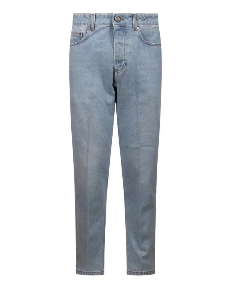 Be Able faded-wash straight-leg jeans - Blau Blau