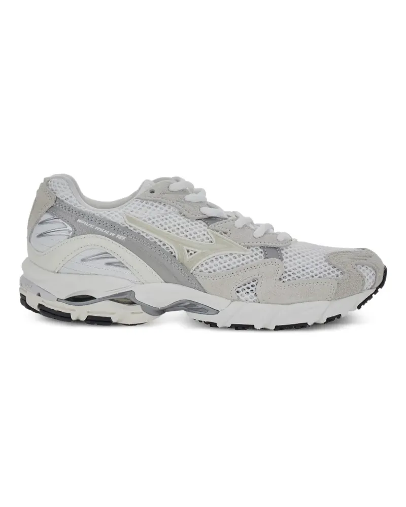Mizuno Wave Rider Sneakers mit Einsätzen - Weiß Weiß