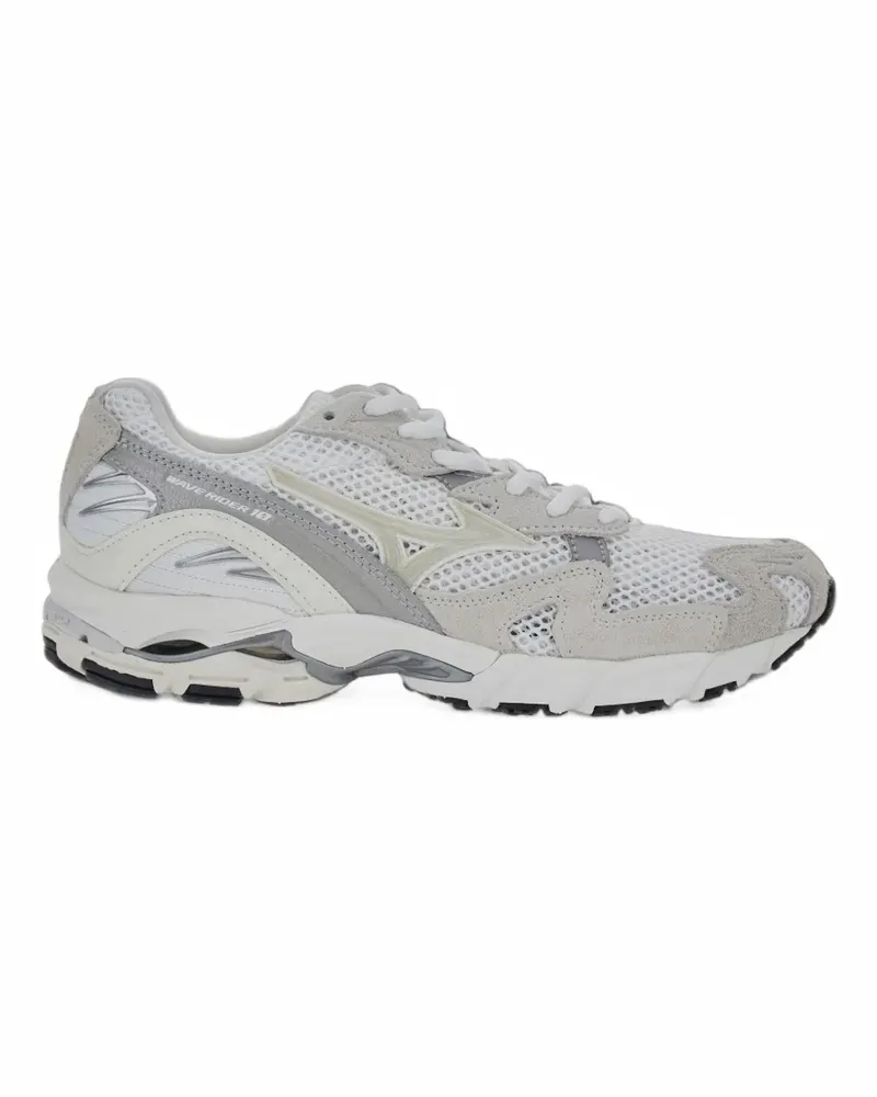 Mizuno Wave Rider Sneakers mit Einsätzen - Weiß Weiß