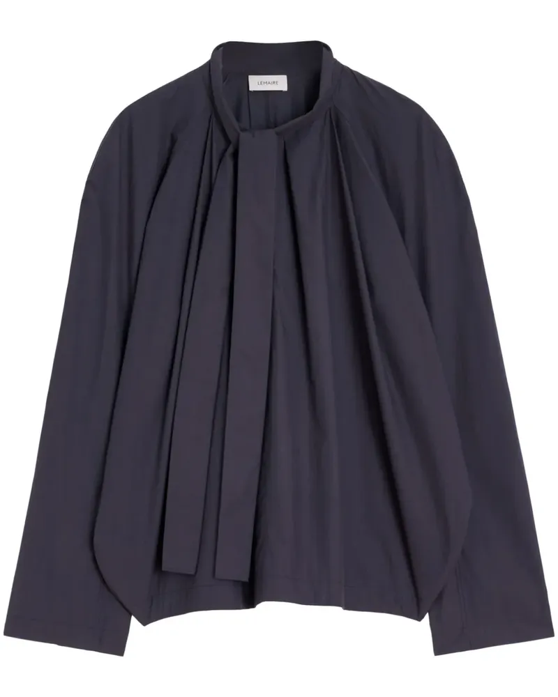 Christophe Lemaire Ascot Bluse - Grau Grau