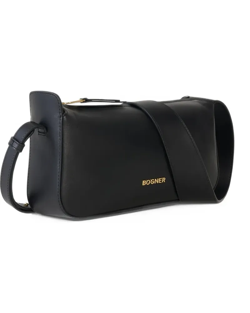 Bogner Loges Grandes Yael Schultertasche aus Leder - Schwarz Schwarz