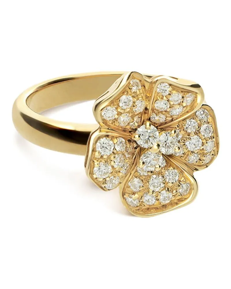 LEO PIZZO 18kt Gelbgoldring mit Diamanten Gold