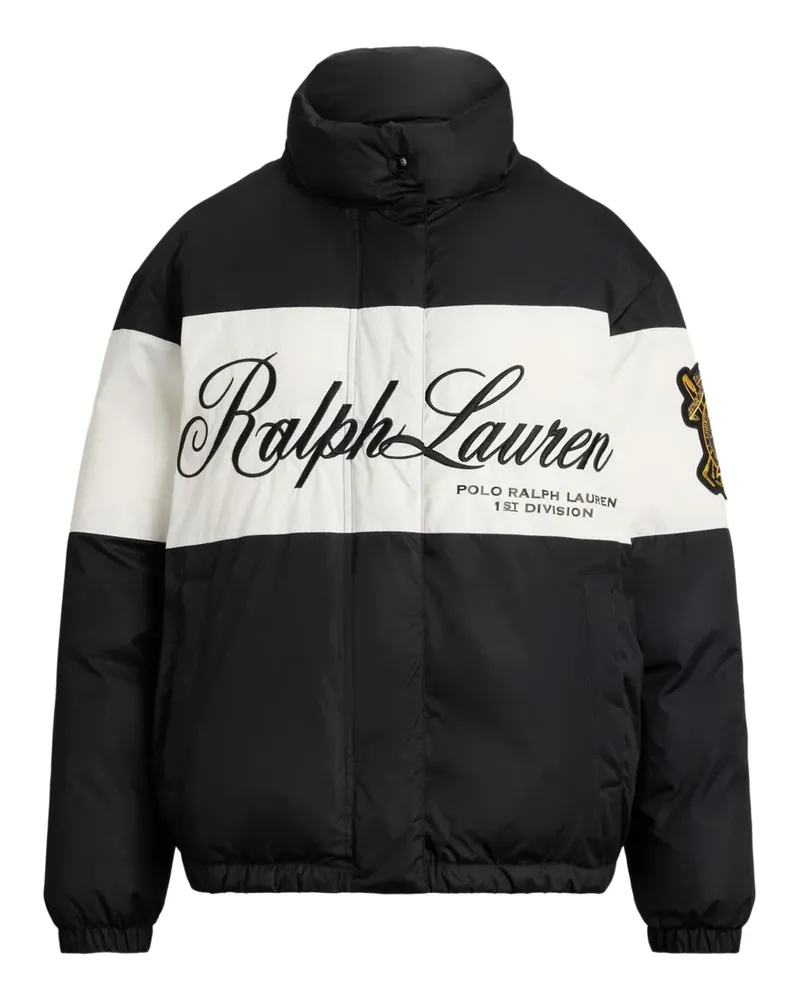 Ralph Lauren Jacke mit Script-Logo - Schwarz Schwarz