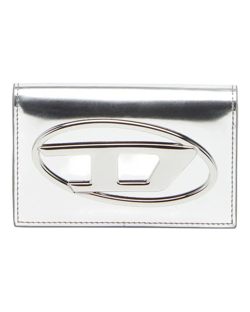 Diesel 1DR Kartenetui mit metallischem Effekt - Silber Silber