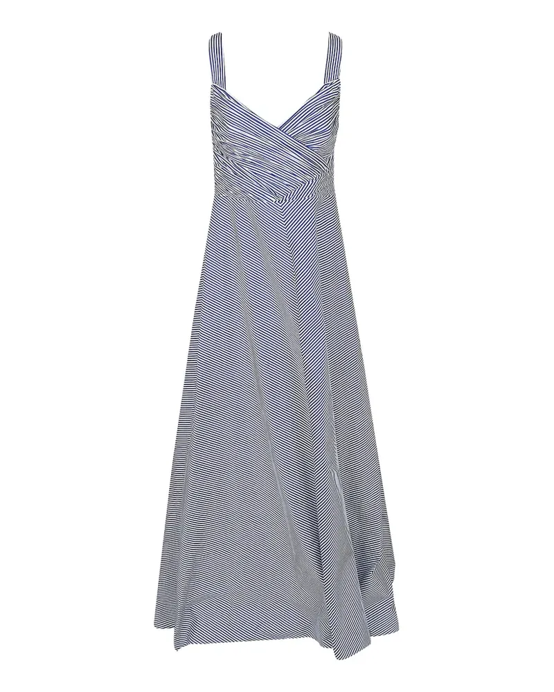 Ralph Lauren striped maxi dress - Blau Blau