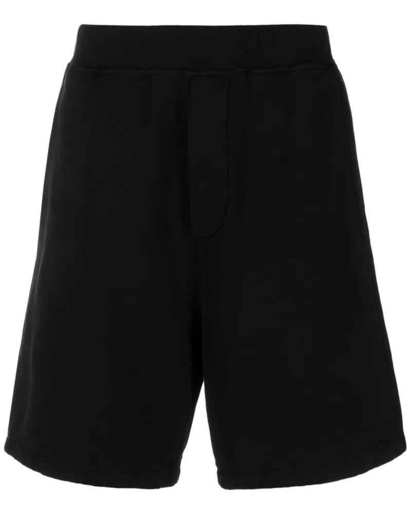 Dsquared2 Joggingshorts mit Logo-Print - Schwarz Schwarz