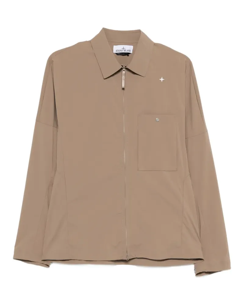 Stone Island chest-pocket overshirt - Braun Braun
