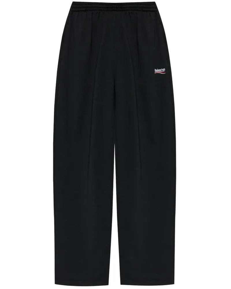 Balenciaga Jogginghose mit Logo-Stickerei - Schwarz Schwarz