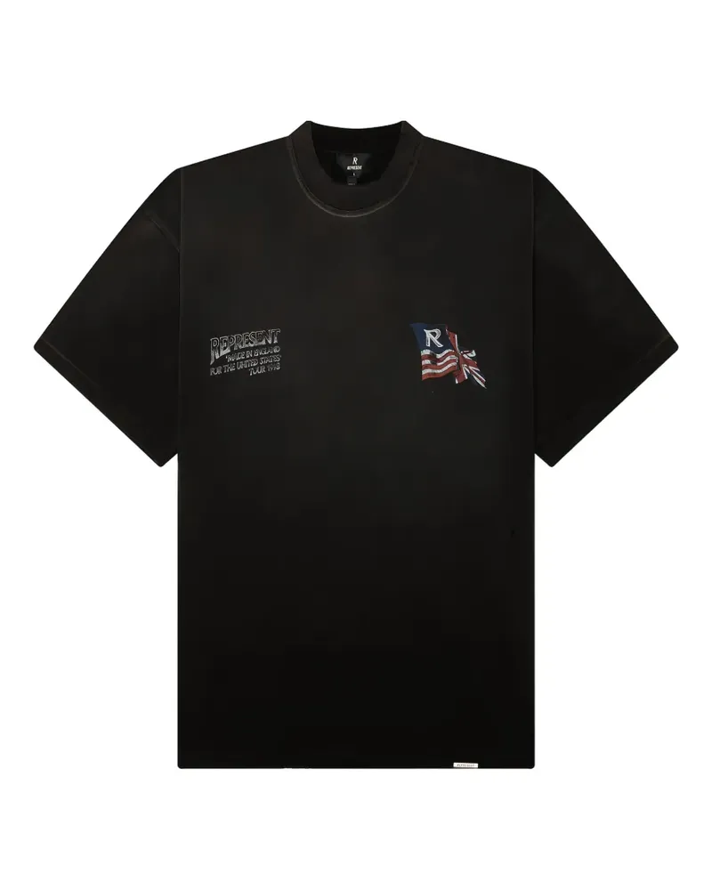 REPRESENT Eagle T-shirt - Schwarz Schwarz