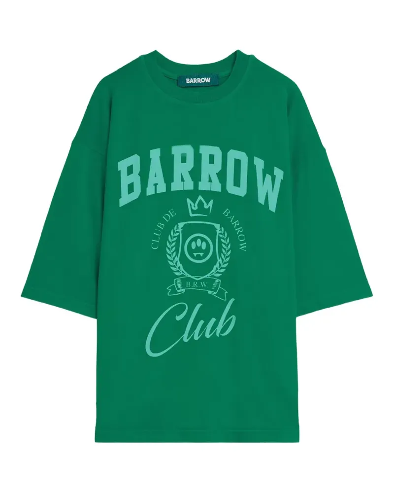 BARROW T-Shirt mit Logo-Print - Grün Grün