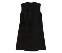 Verziertes Abendkleid mit schulterfreiem Design - Schwarz