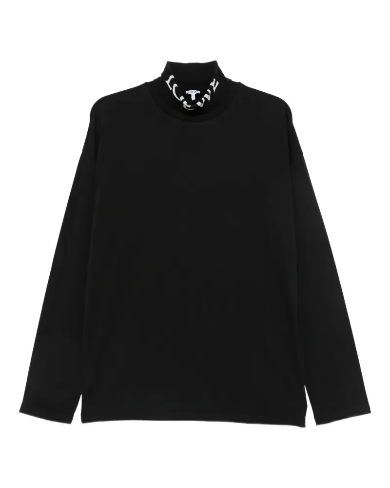 Loewe mock-neck sweater - Schwarz Schwarz