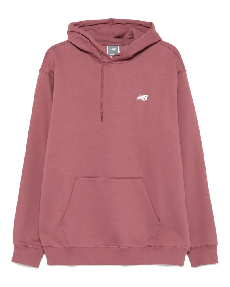 New Balance Hoodie mit Logo-Stickerei - Rot Rot