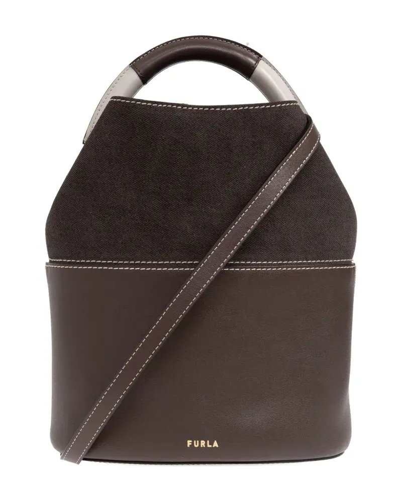 Furla Sfera Beuteltasche mit Einsätzen - Braun Braun
