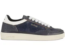 Sneakers mit gebürstetem Effekt - Blau