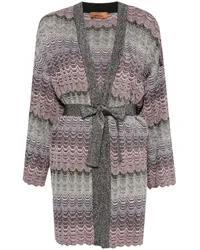 Missoni Cardigan mit Zickzackmuster Schwarz