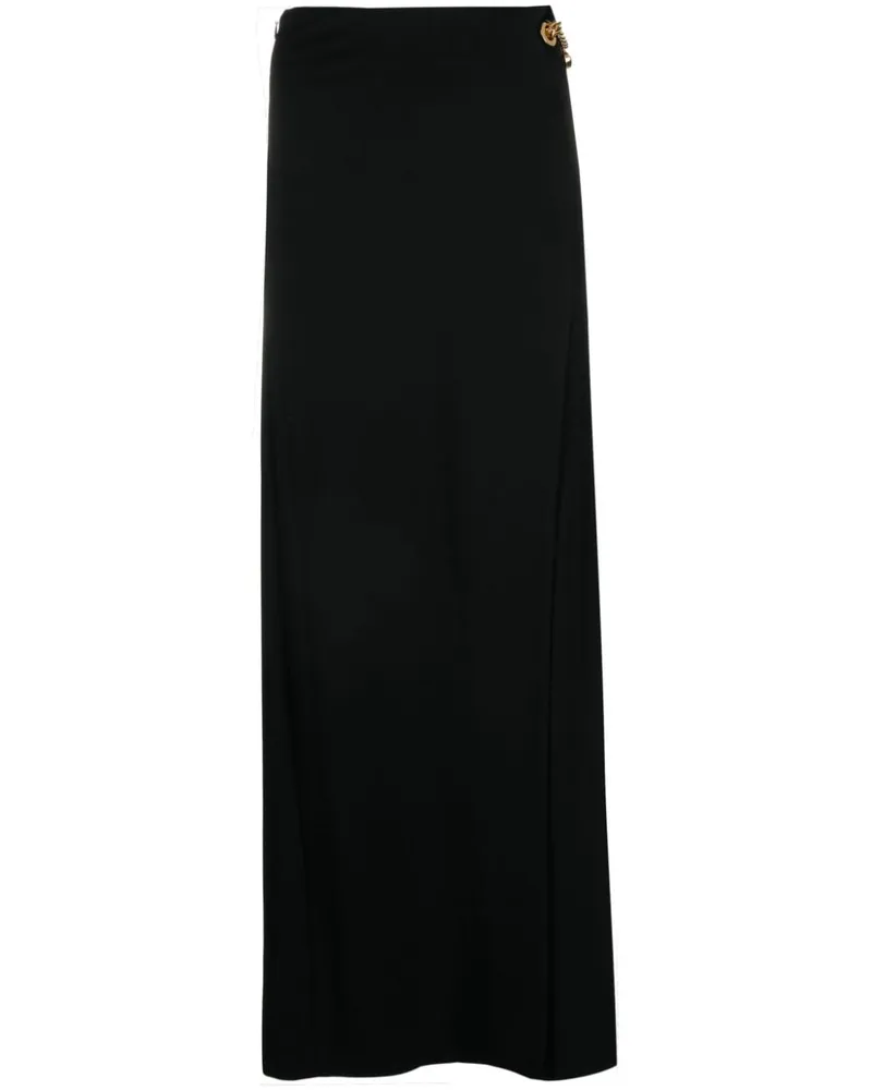 Moschino Asymmetrischer Maxirock - Schwarz Schwarz