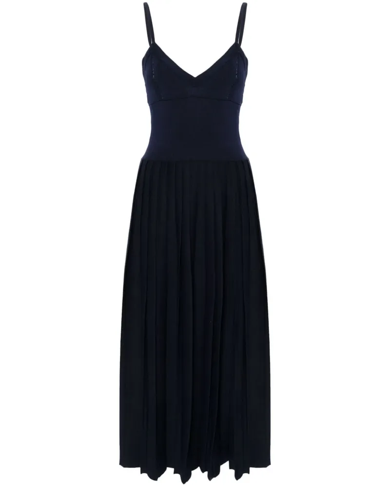 KHAITE Elio Midikleid - Blau Blau