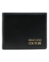 Versace Jeans Portemonnaie mit Logo-Schild Schwarz