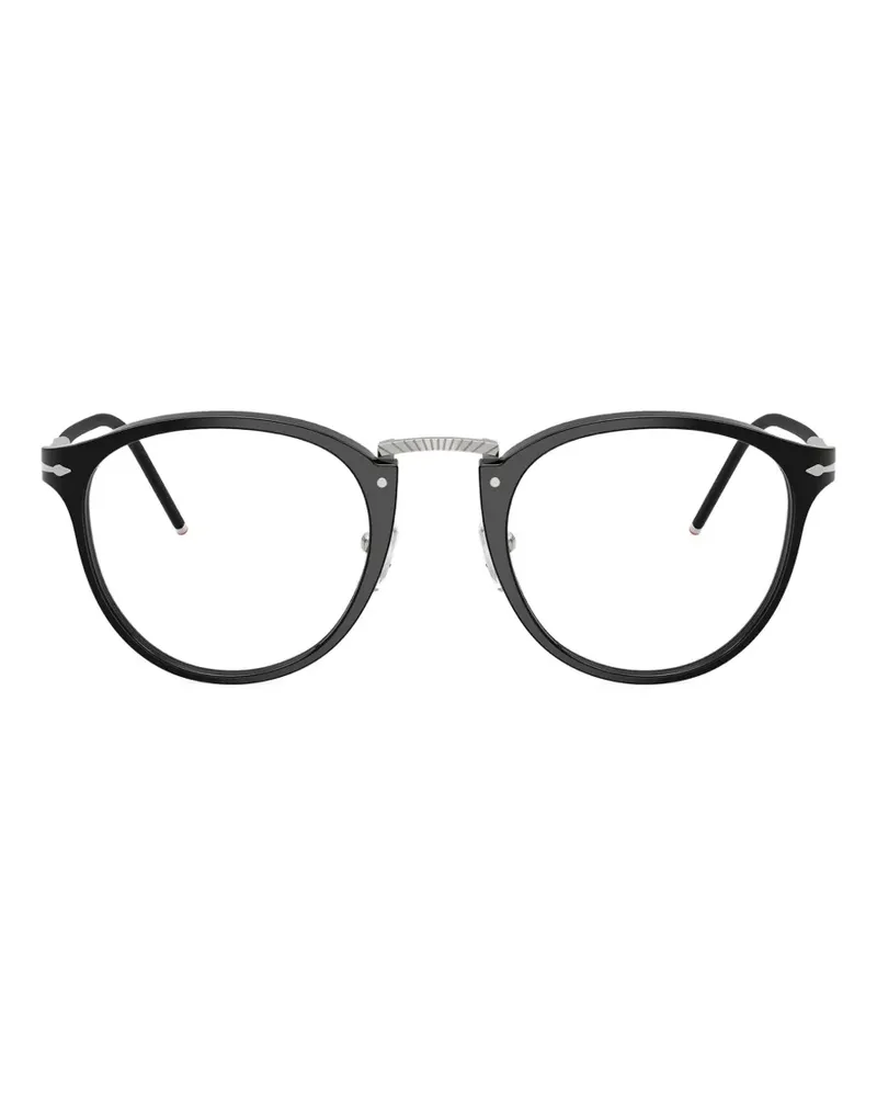Persol x Olivetti round-frame glasses - Schwarz Schwarz