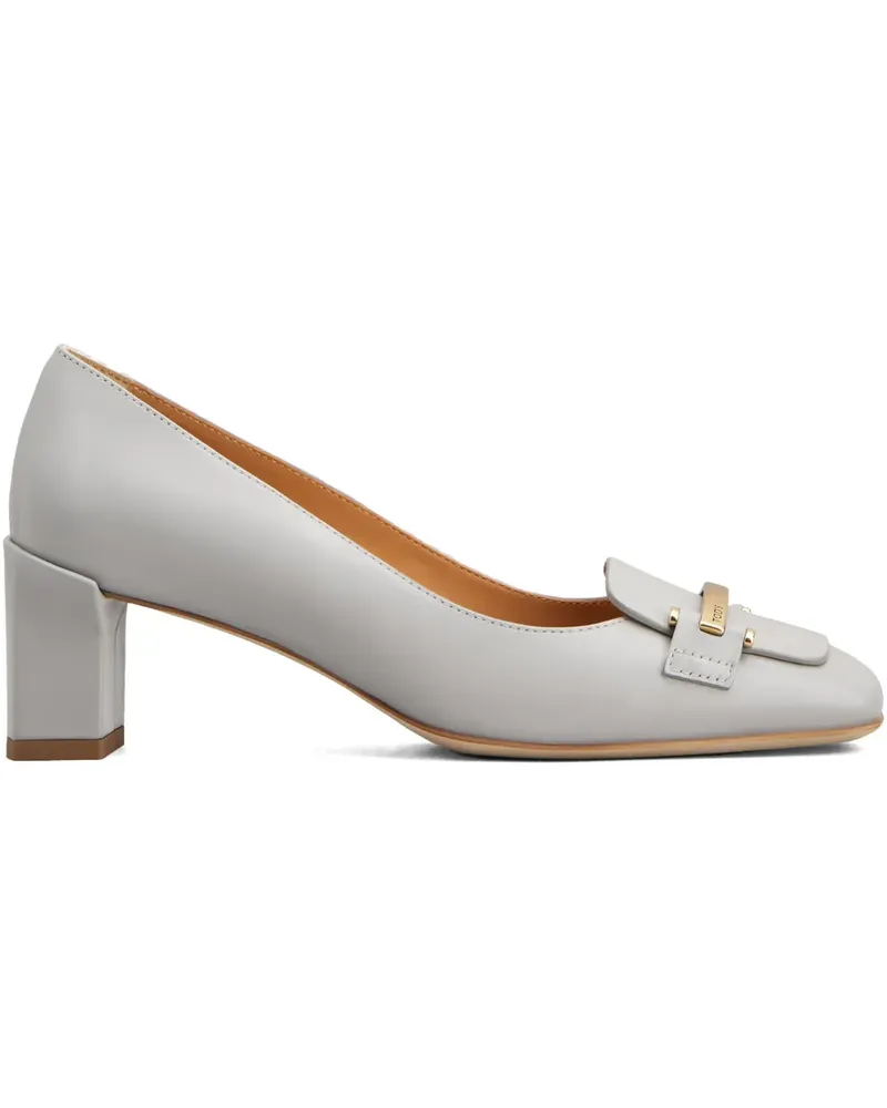 TOD'S Pumps mit Blockabsatz 50mm - Grau Grau