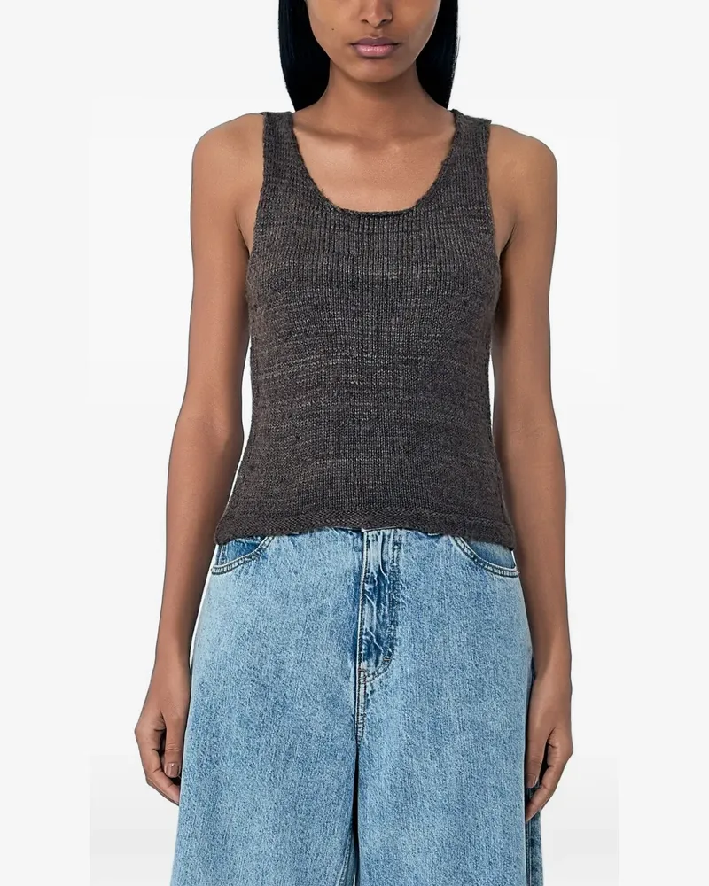 Our Legacy Geripptes Oberteil - Braun Braun