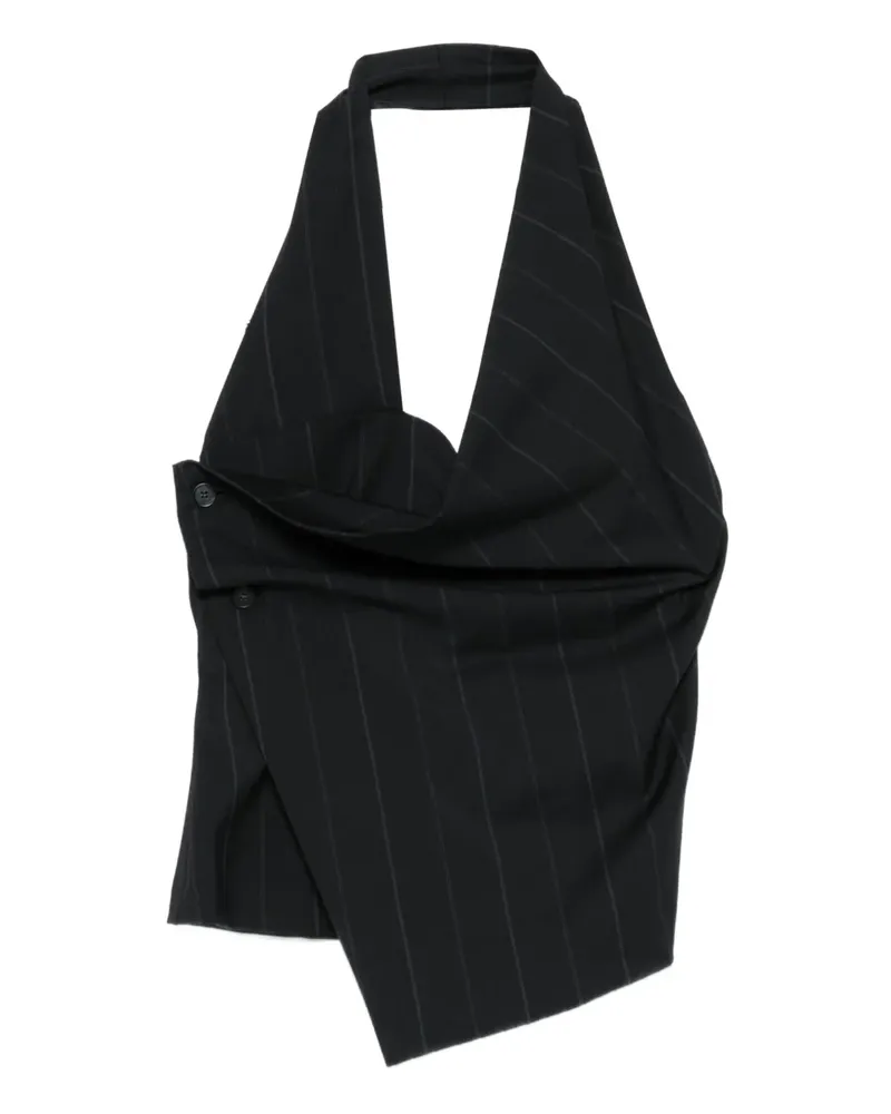 Paloma Wool Tiomi Neckholder-Top mit Nadelstreifen - Blau Blau