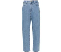 Gerade Jeans mit hohem Bund