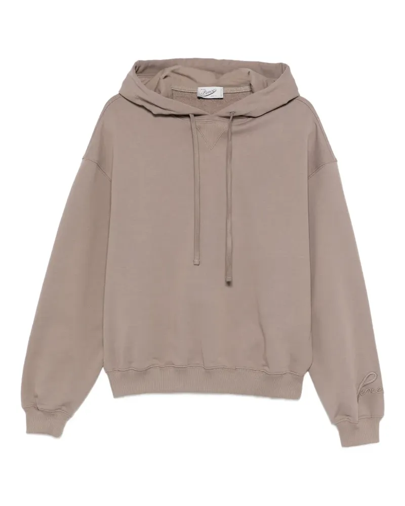 PENCE Paolo drawstring hoodie - Braun Braun