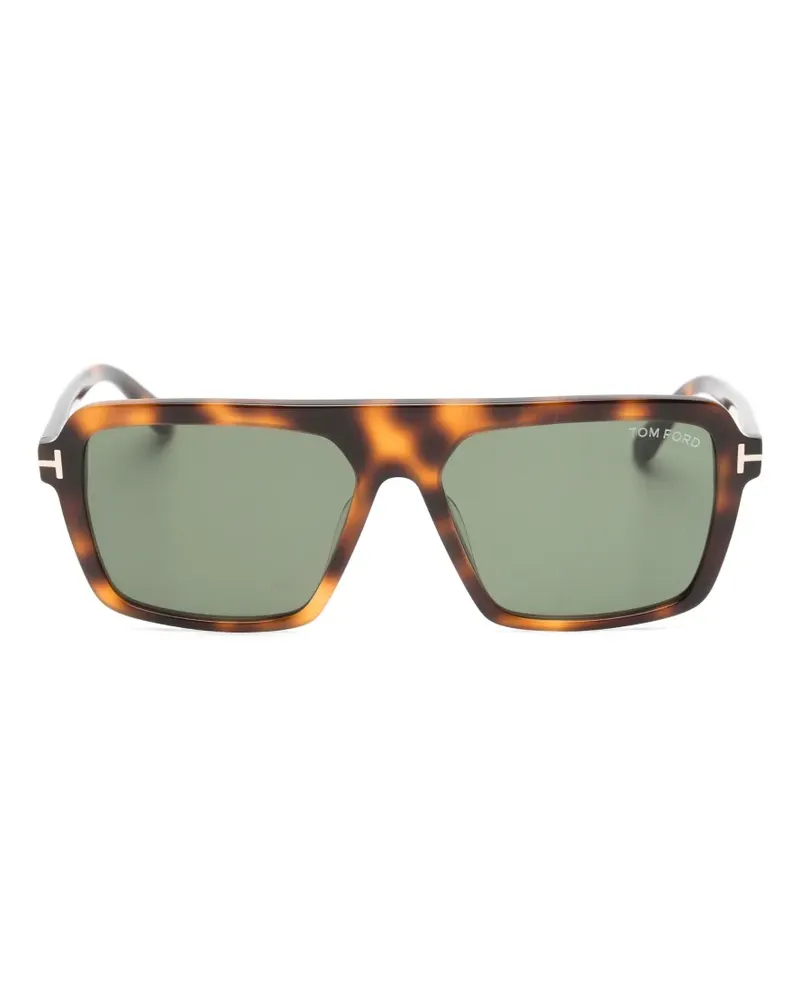 Tom Ford Sonnenbrille in Schildpattoptik - Braun Braun