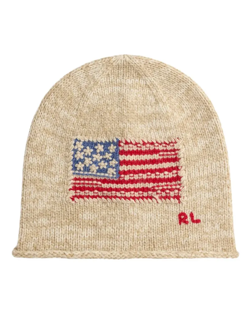 Ralph Lauren knitted beanie hat - Braun Braun