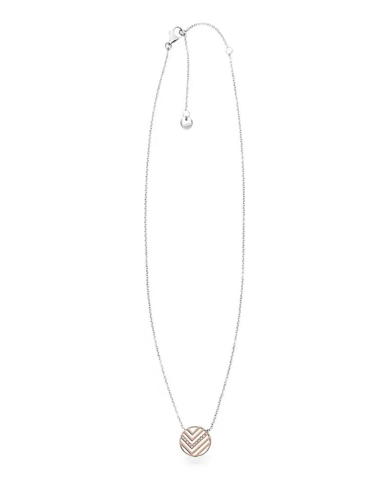 Skagen crystal-embellished necklace and earrings set - Silber Silber
