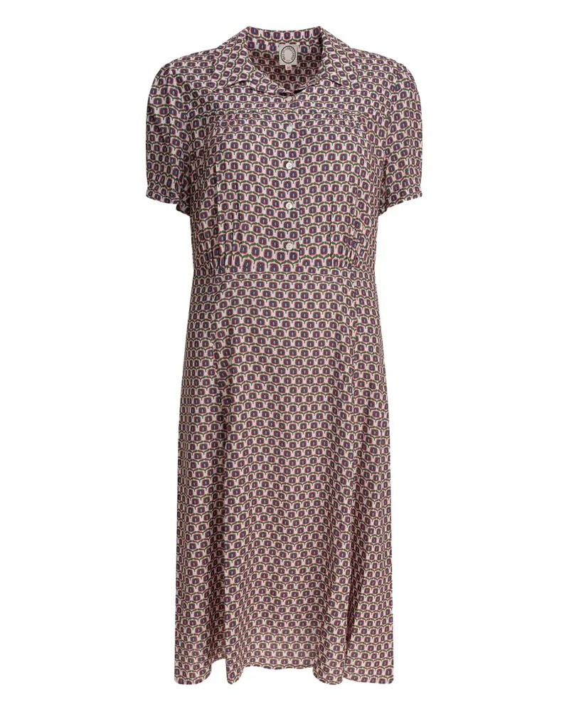 Inès de la Fressange Abiti Bordeaux Kleid - Weiß Weiß