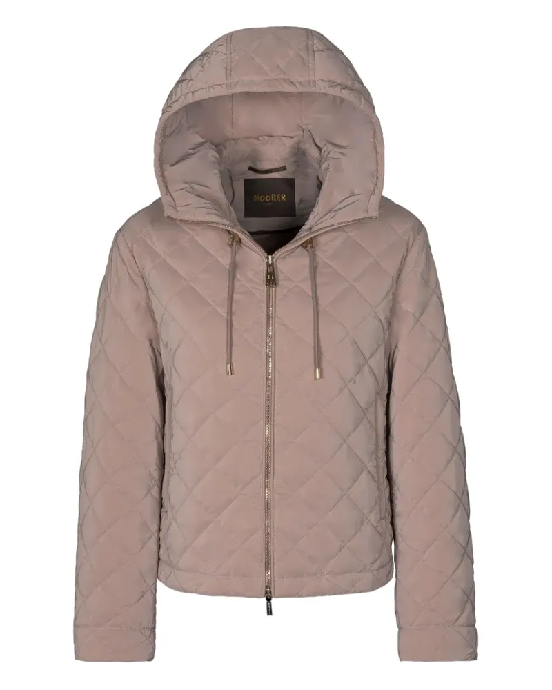MOORER ARMIDYA-DOS hooded quilted jacket - Nude Nude