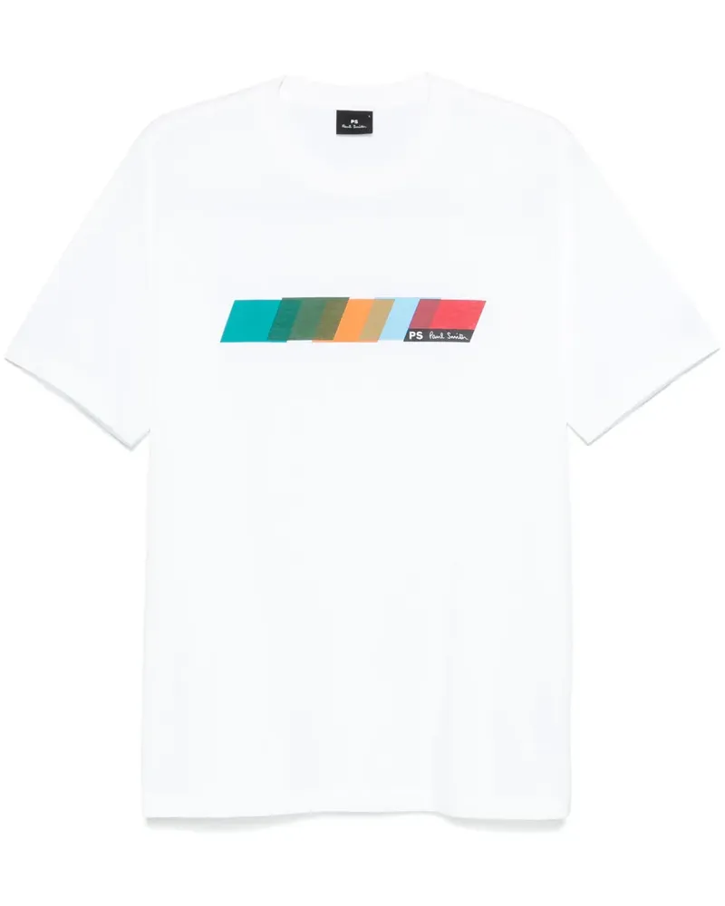 Paul Smith T-Shirt mit Logo-Print - Weiß Weiß