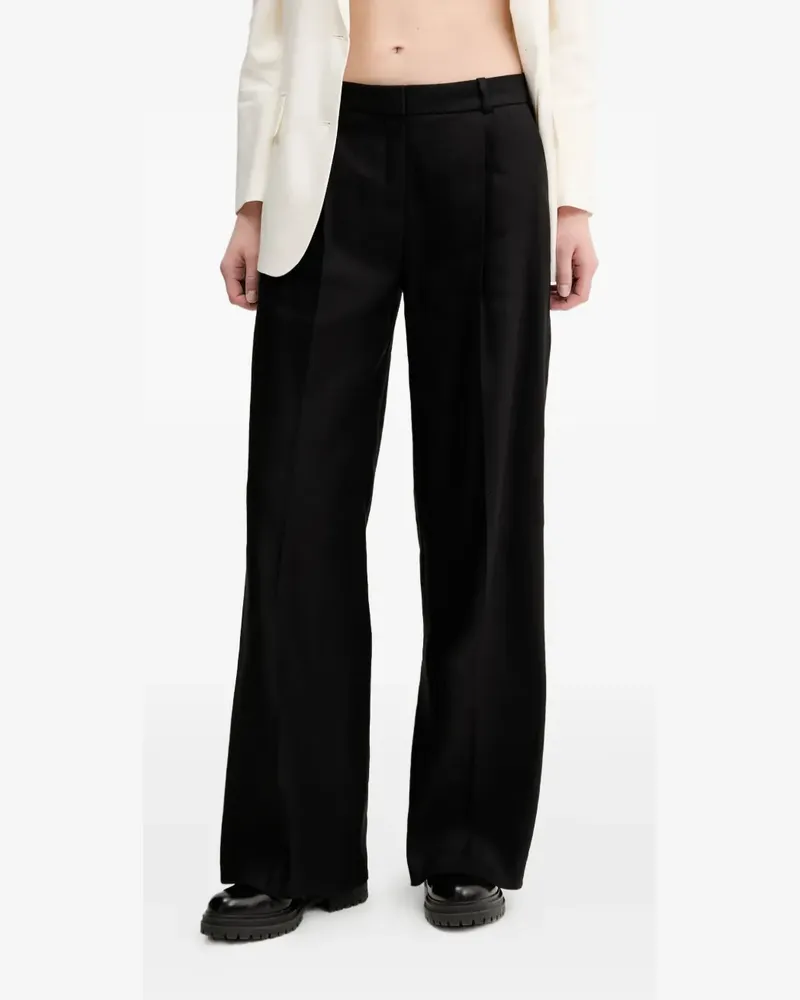 HUGO BOSS Plissierte Hose - Schwarz Schwarz