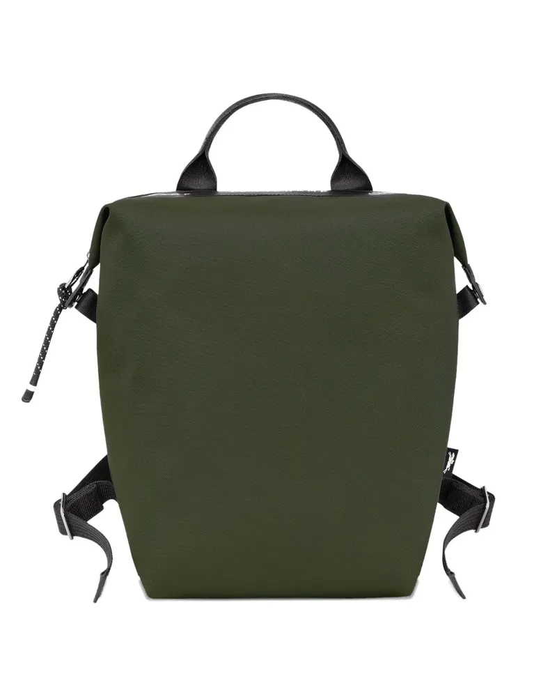 Longchamp Rucksack aus Leder - Grün Grün