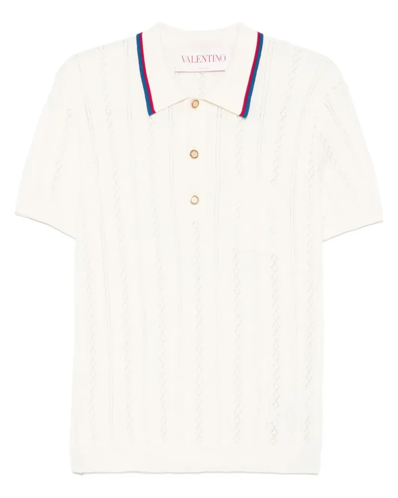 Valentino Garavani Klassisches Poloshirt - Weiß Weiß