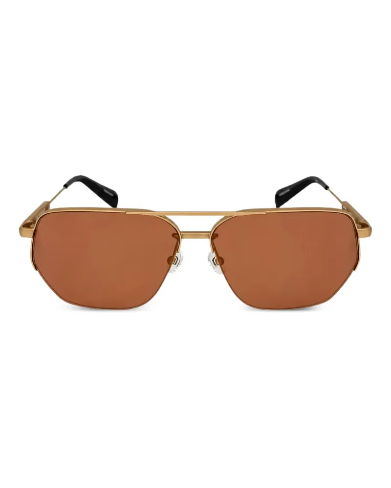 Linda Farrow x Jacquemus double-bridge sunglasses - Gold Gold