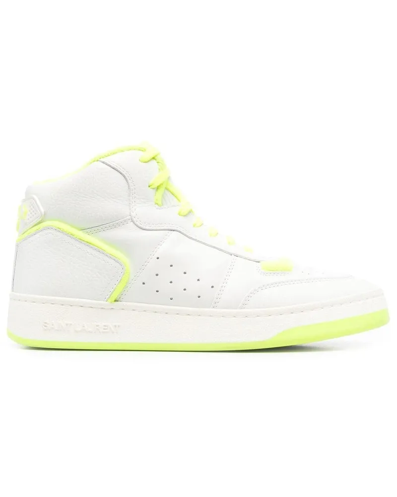 Saint Laurent Klassische High-Top-Sneakers - Weiß Weiß
