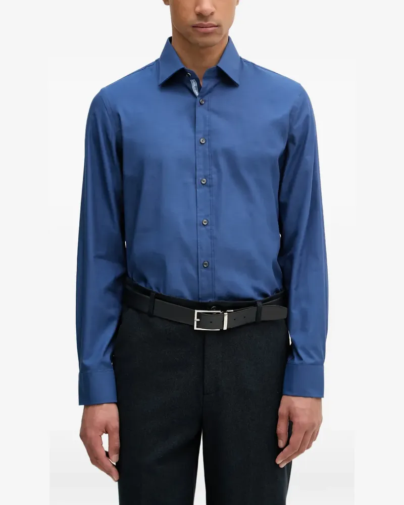 Michael Kors Hemd mit Logo-Stickerei - Blau Blau