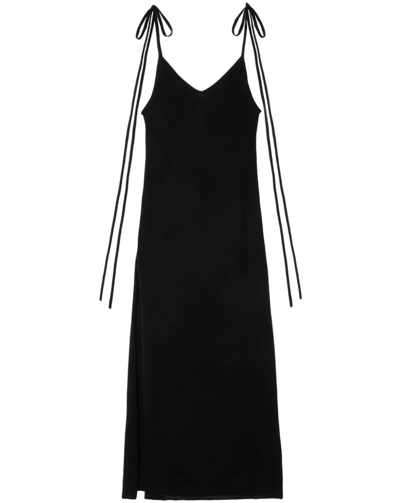 Alanui Finest Maxikleid - Schwarz Schwarz