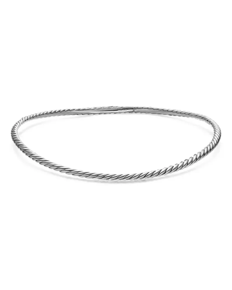 David Yurman Sculpted Cable Flex necklace - Silber Silber