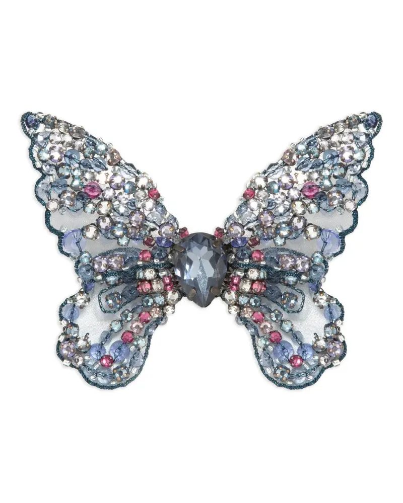 Jennifer Behr Absolem Haarspange mit Schmetterling - Blau Blau