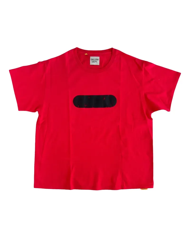 GALLERY DEPT. Gym T-Shirt mit Logo-Print - Rot Rot
