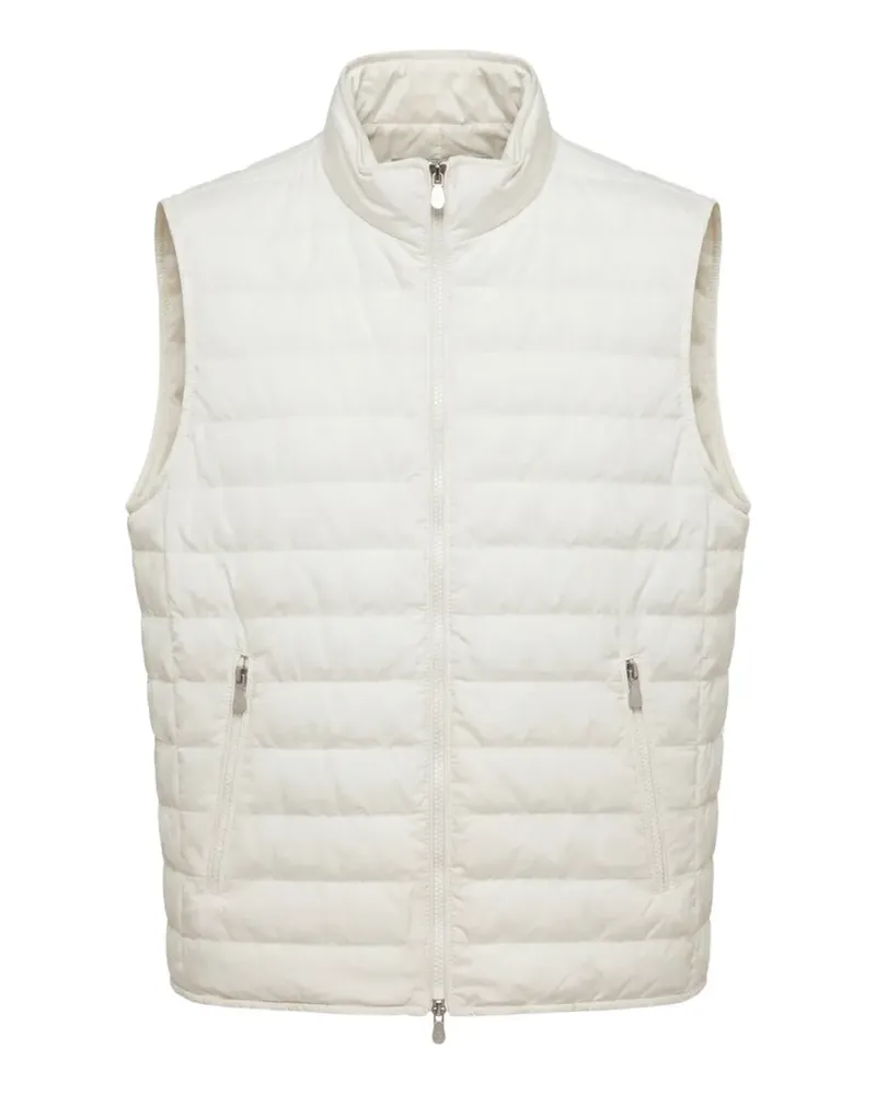 Brunello Cucinelli quilted gilet - Nude Nude