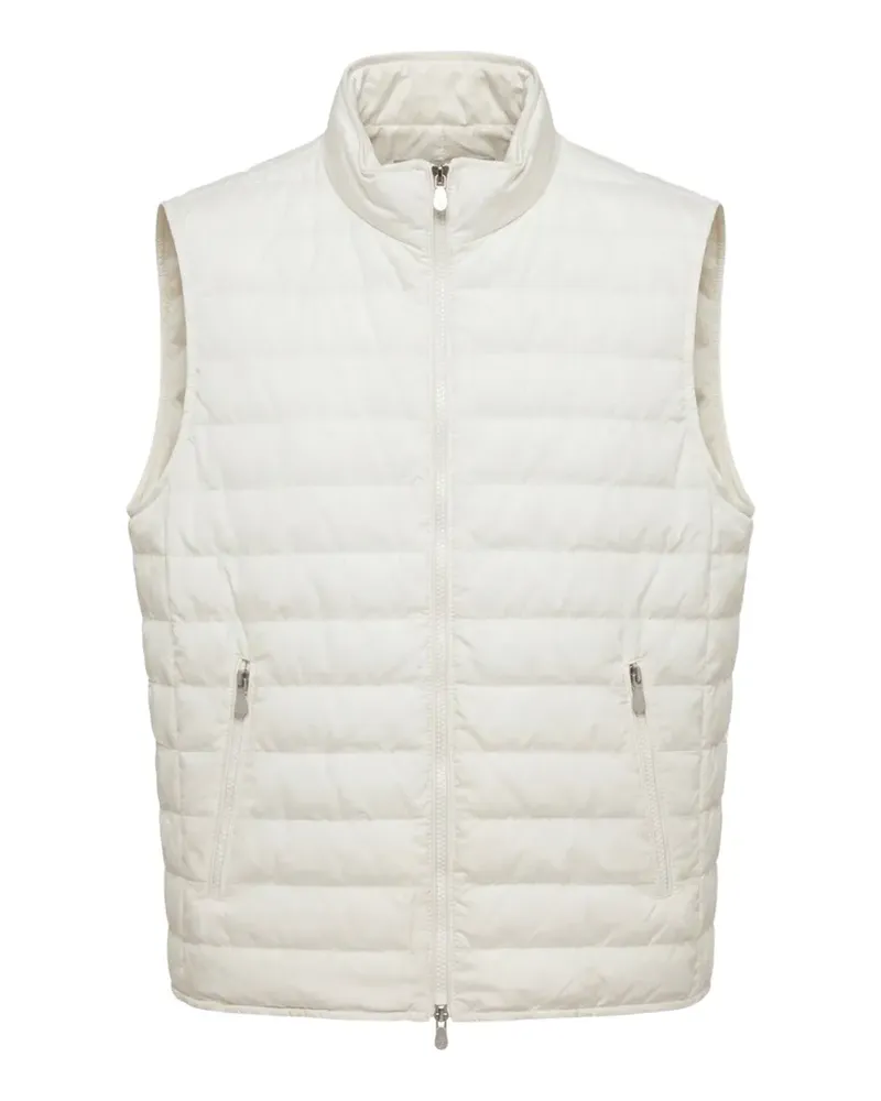 Brunello Cucinelli quilted gilet - Nude Nude