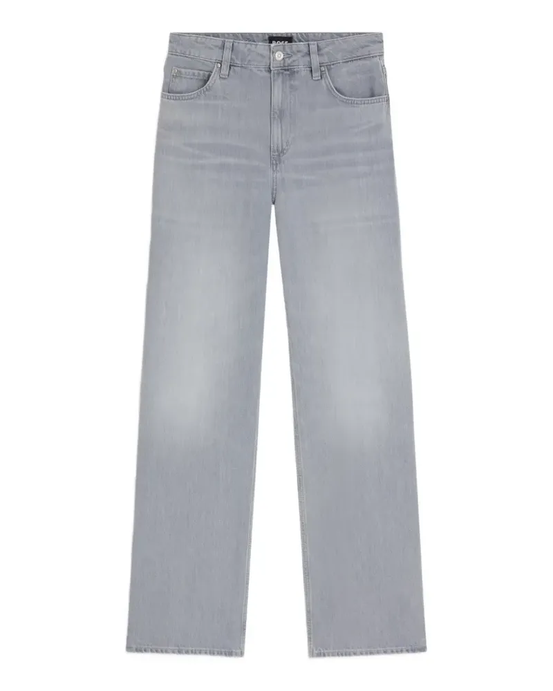 HUGO BOSS Jeans mit geradem Bein - Grau Grau