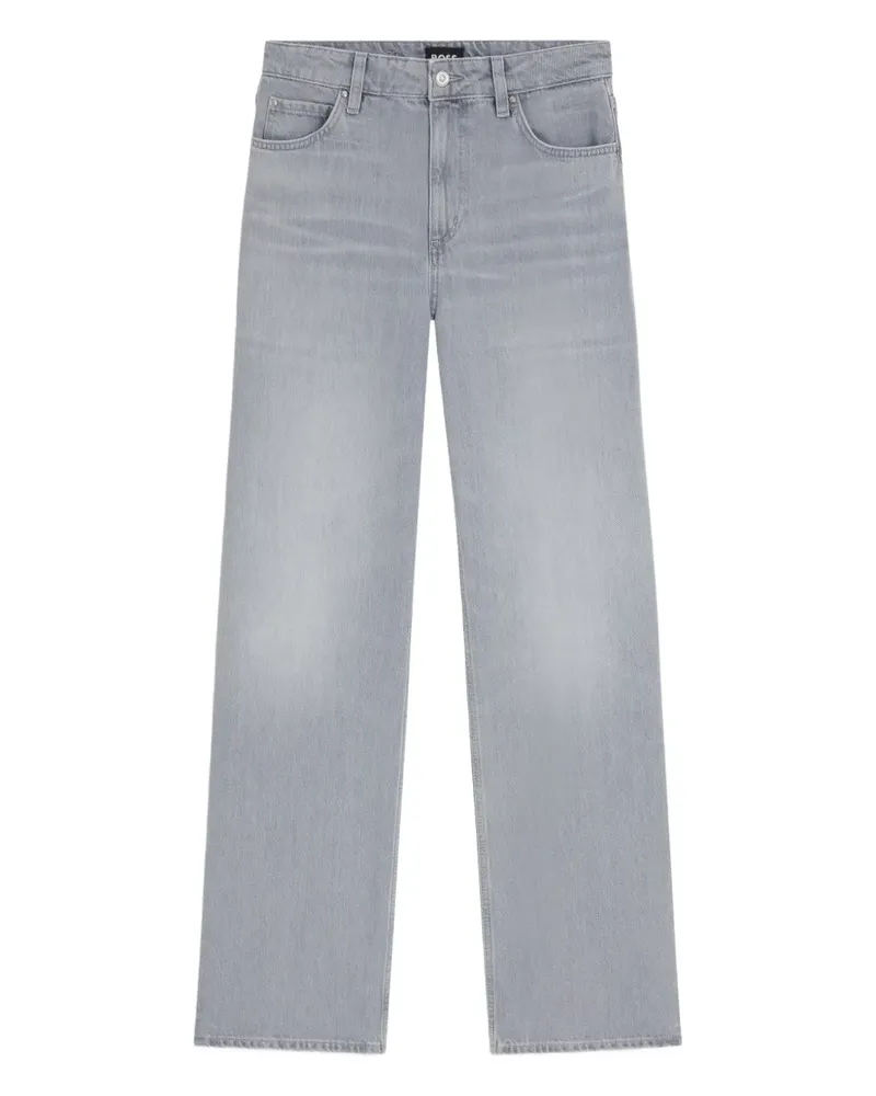 HUGO BOSS Jeans mit geradem Bein - Grau Grau