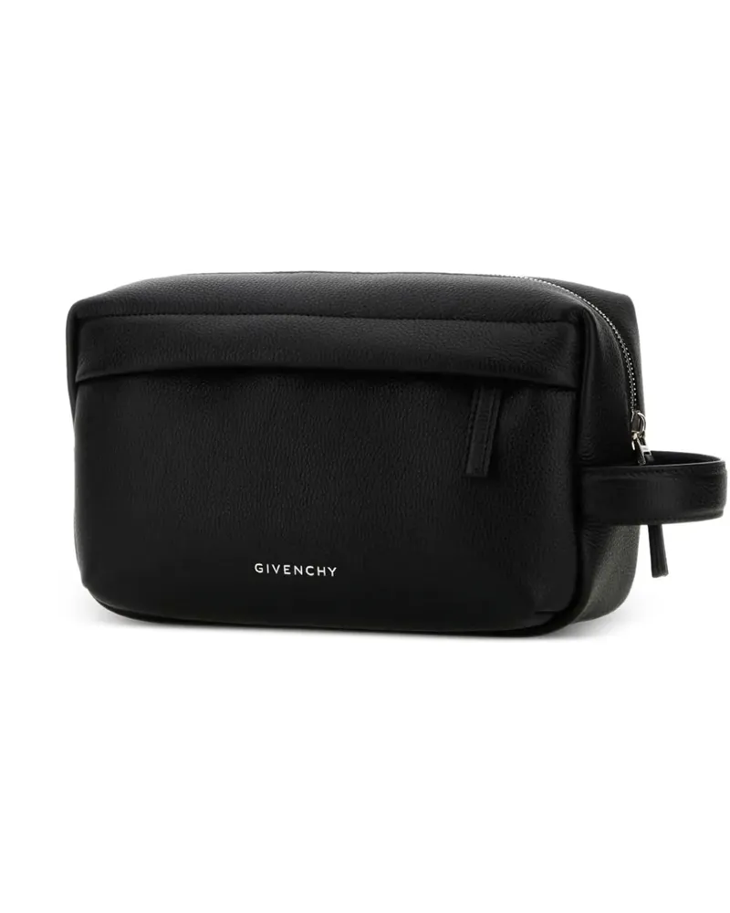 Givenchy Kulturbeutel aus strukturiertem Leder - Schwarz Schwarz